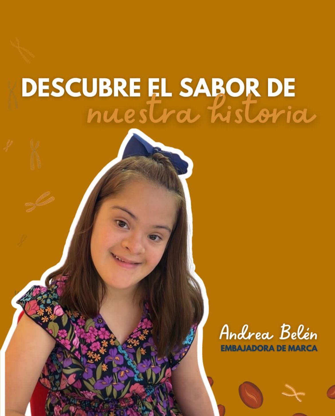 Andrea Belén embajadora de Coffee Down, proyecto social de café hondureño inclusivo